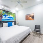 Third Floor Up to 15 guests Bedroom 14: One king-size bed.